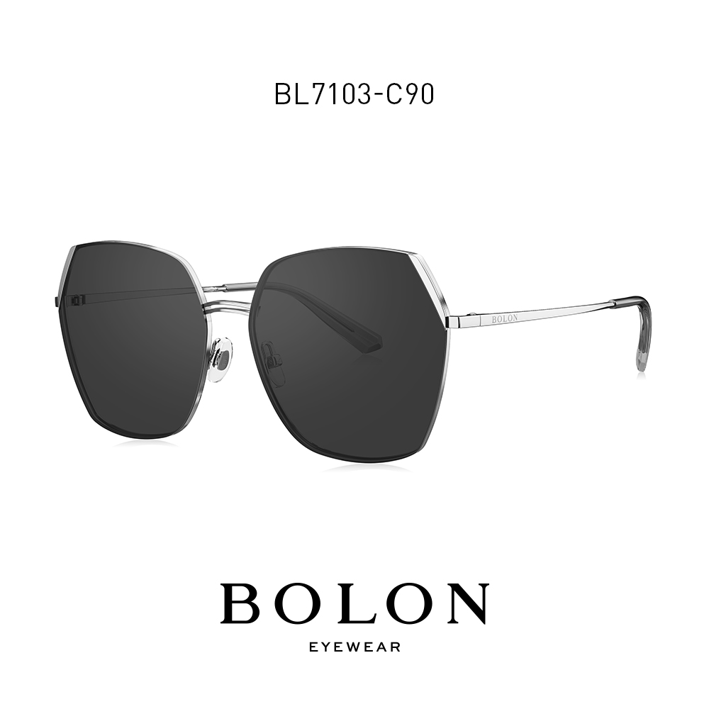 BOLON暴龙眼镜2021新款太阳镜杨幂同款大框潮流蝶形偏光墨镜男女